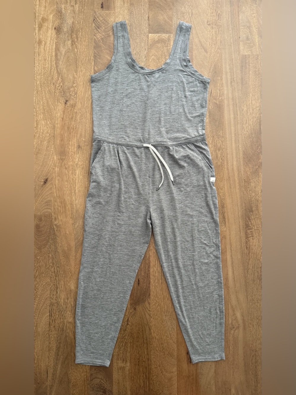 Vuori Gray Sleeveless Jumpsuit